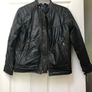 Boy’s Black Leather Jacket